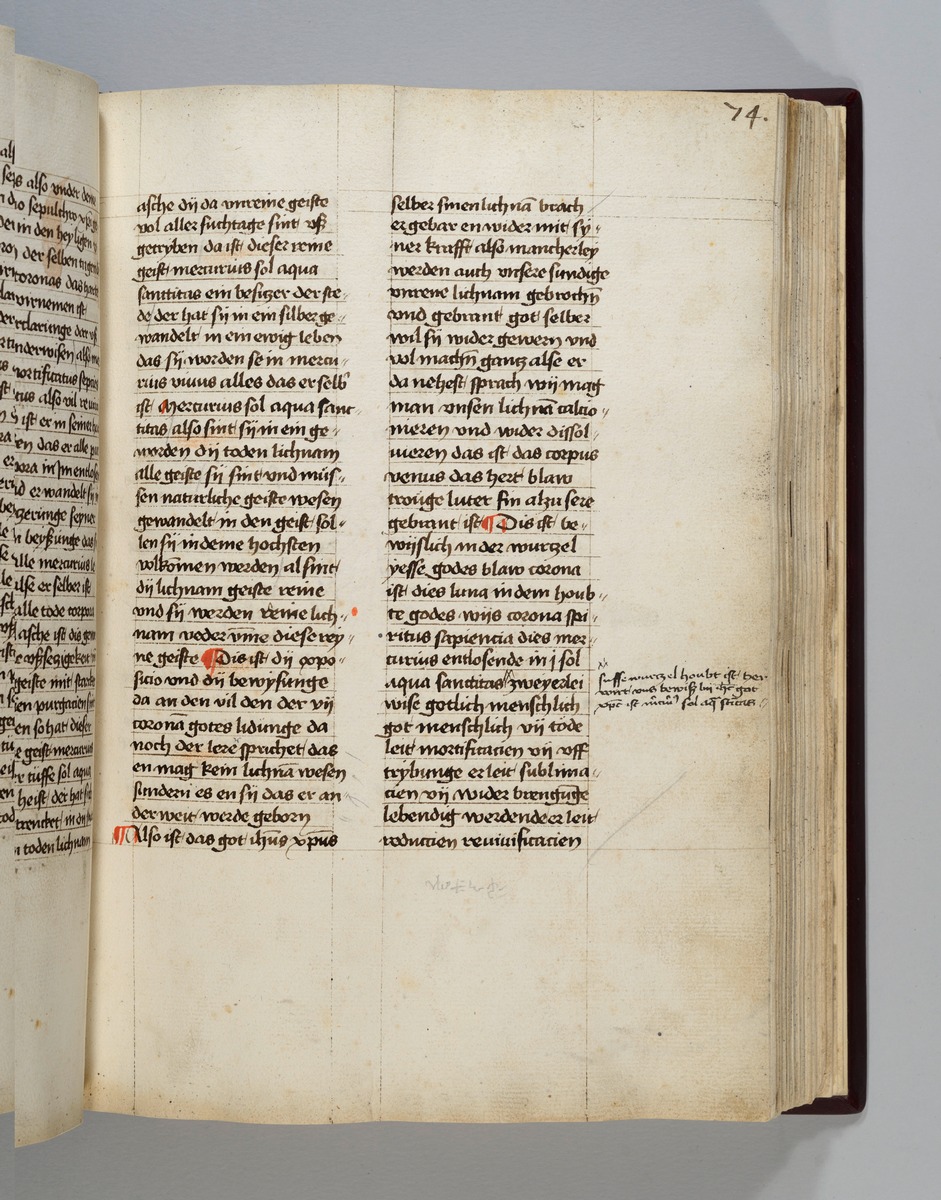 Buch der heiligen Dreifaltigkeit. Textseite