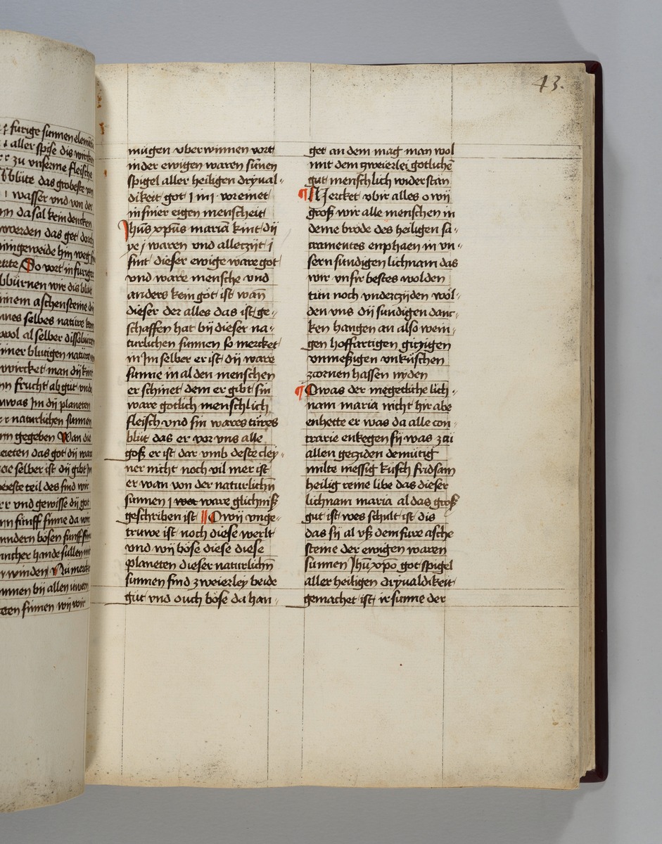 Buch der heiligen Dreifaltigkeit. Textseite