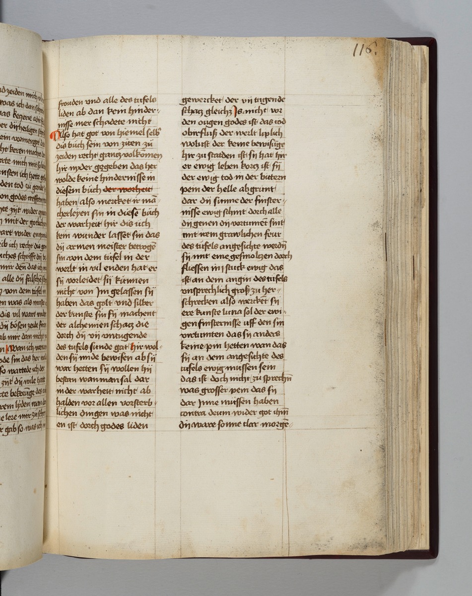 Buch der heiligen Dreifaltigkeit. Textseite