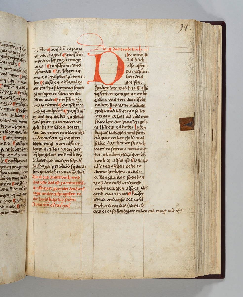 Buch der heiligen Dreifaltigkeit. Textseite
