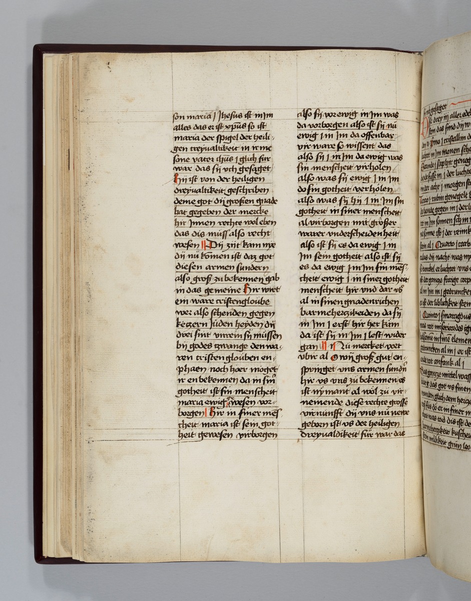 Buch der heiligen Dreifaltigkeit. Textseite