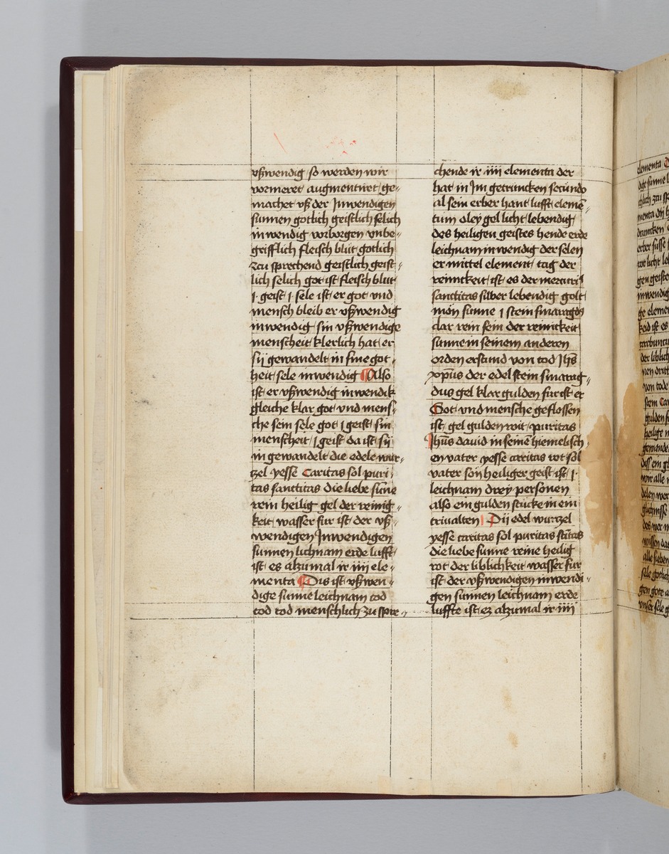 Buch der heiligen Dreifaltigkeit. Textseite