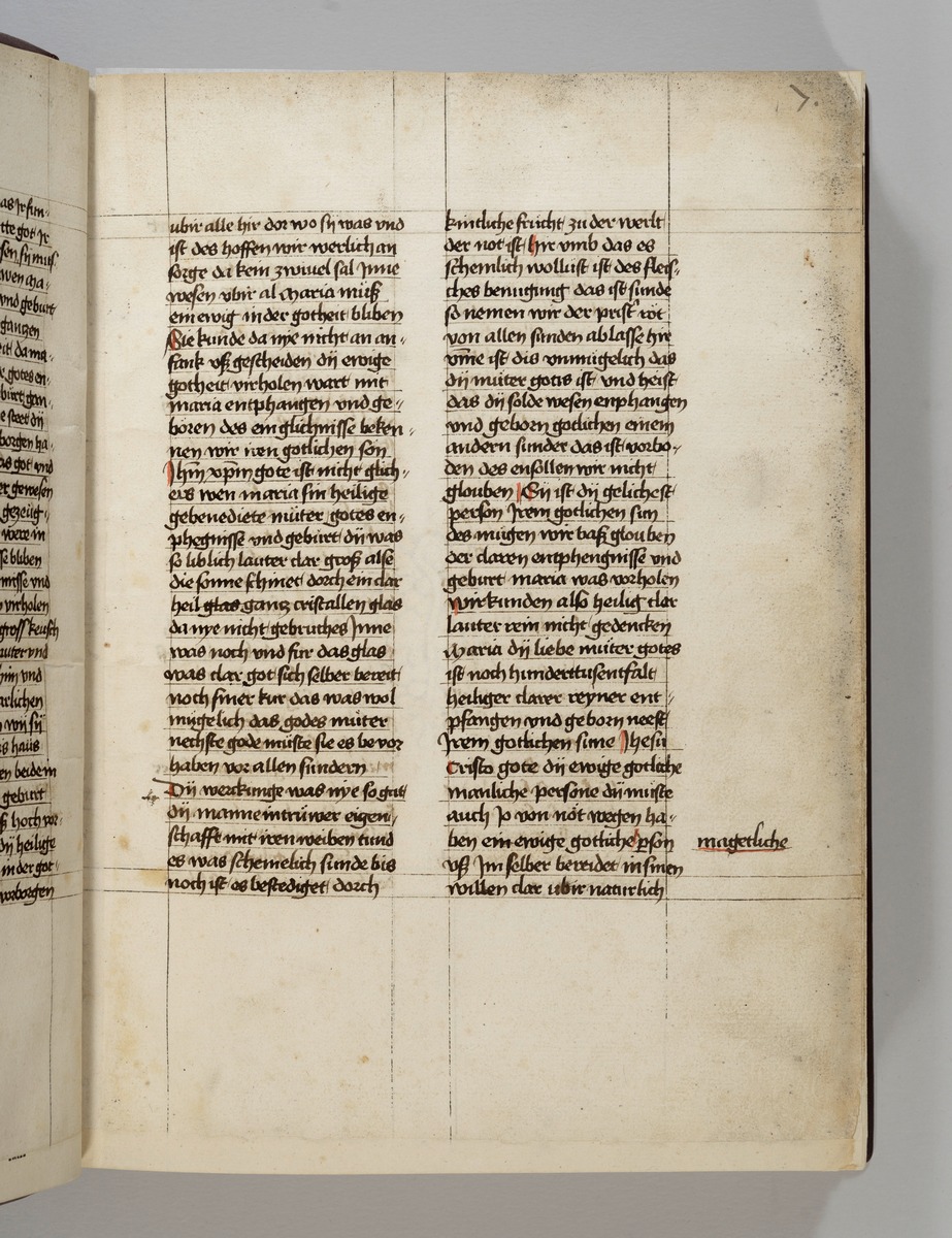Buch der heiligen Dreifaltigkeit. Textseite