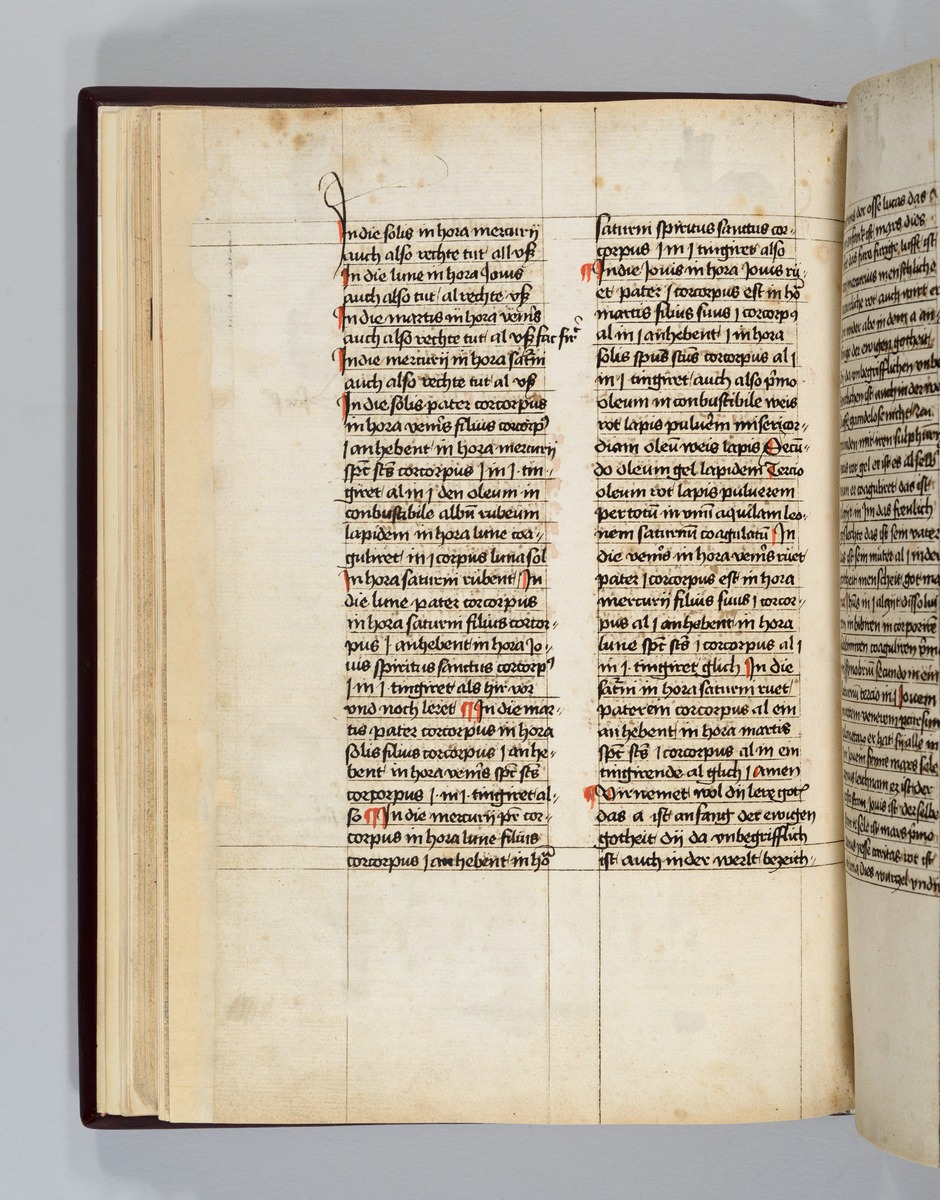Buch der heiligen Dreifaltigkeit. Textseite