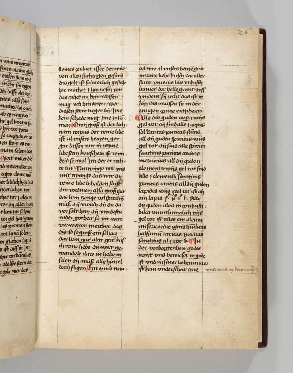 Buch der heiligen Dreifaltigkeit. Textseite