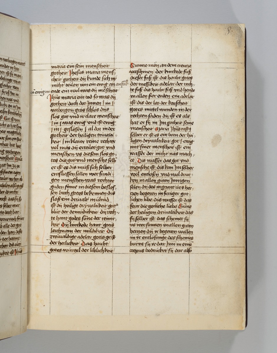 Buch der heiligen Dreifaltigkeit. Textseite