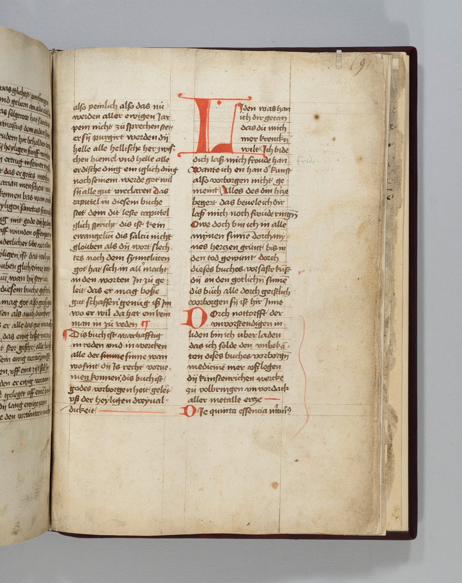 Buch der heiligen Dreifaltigkeit. Textseite