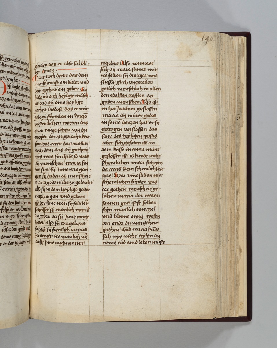 Buch der heiligen Dreifaltigkeit. Textseite