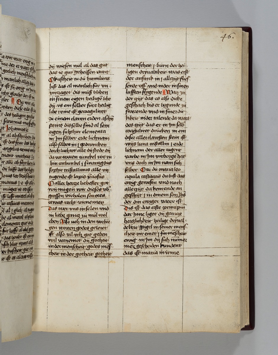 Buch der heiligen Dreifaltigkeit. Textseite