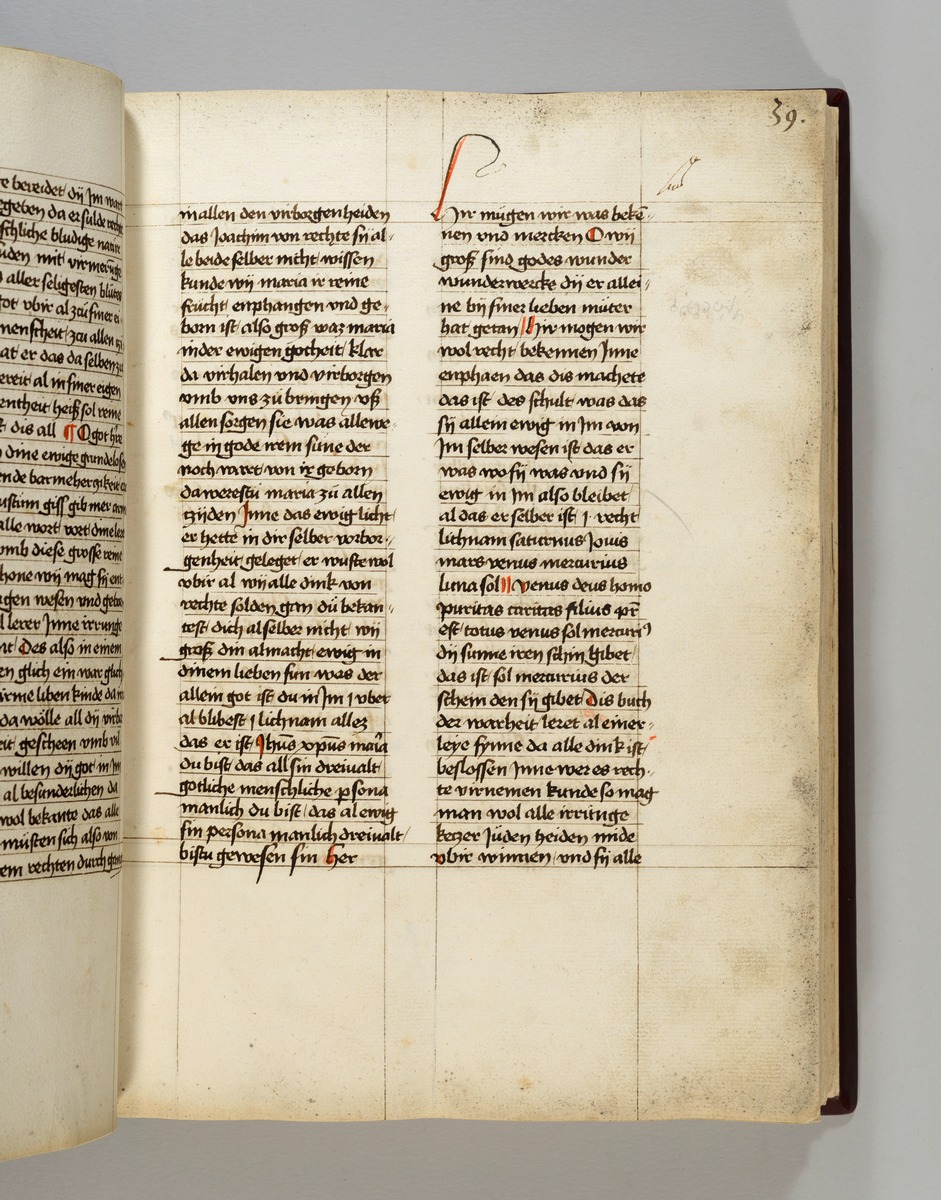 Buch der heiligen Dreifaltigkeit. Textseite