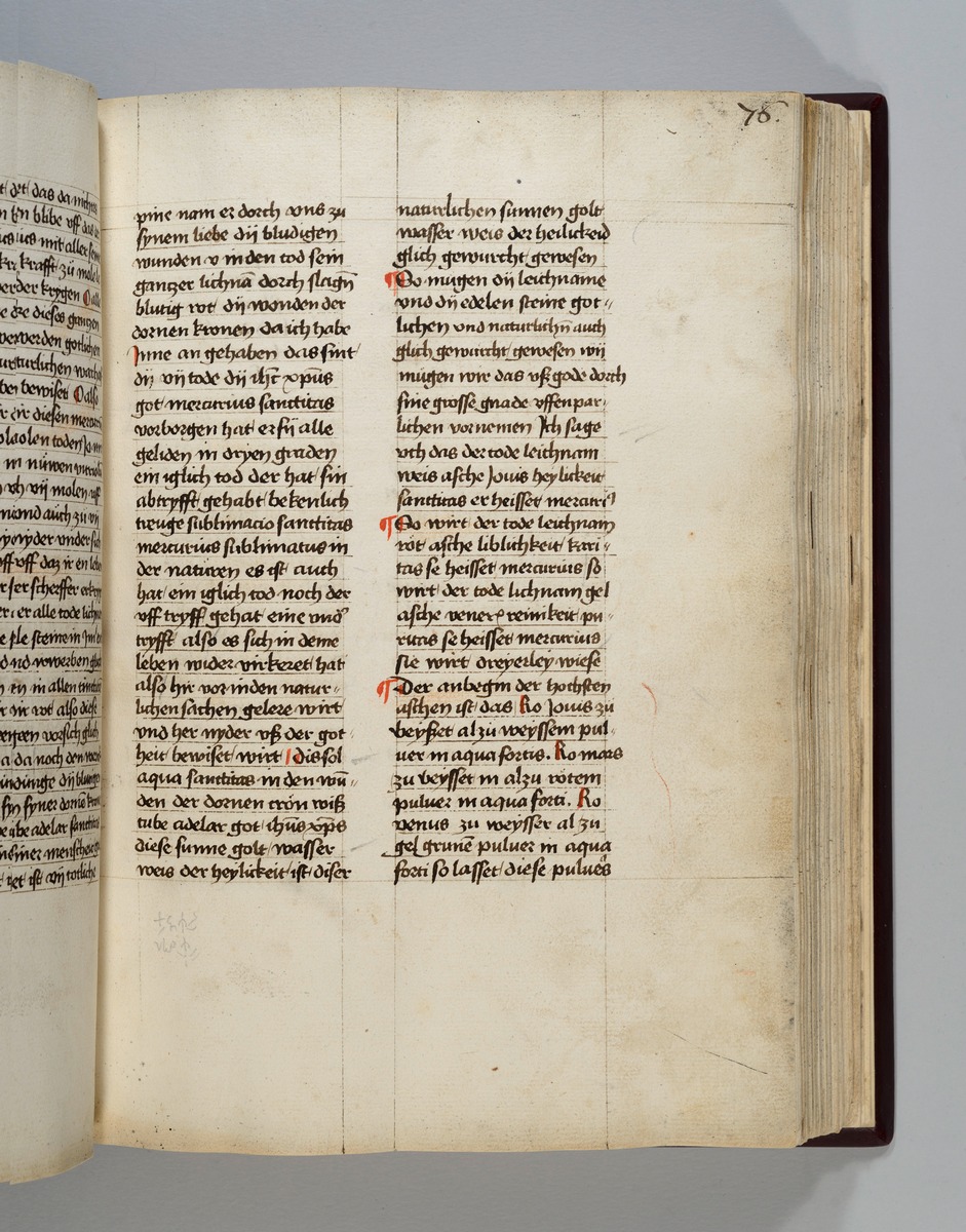 Buch der heiligen Dreifaltigkeit. Textseite