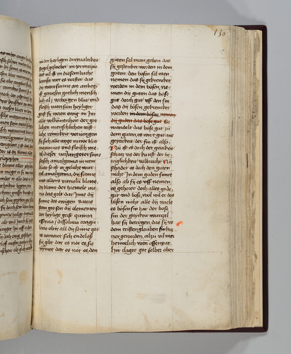 Buch der heiligen Dreifaltigkeit. Textseite