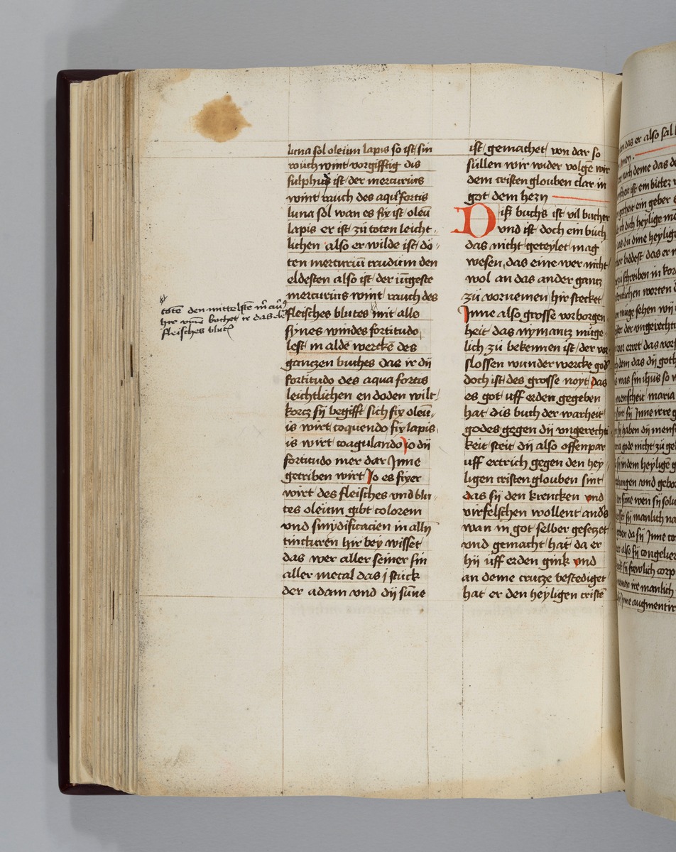 Buch der heiligen Dreifaltigkeit. Textseite