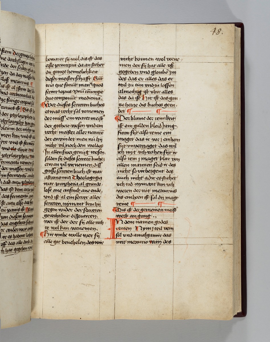 Buch der heiligen Dreifaltigkeit. Textseite