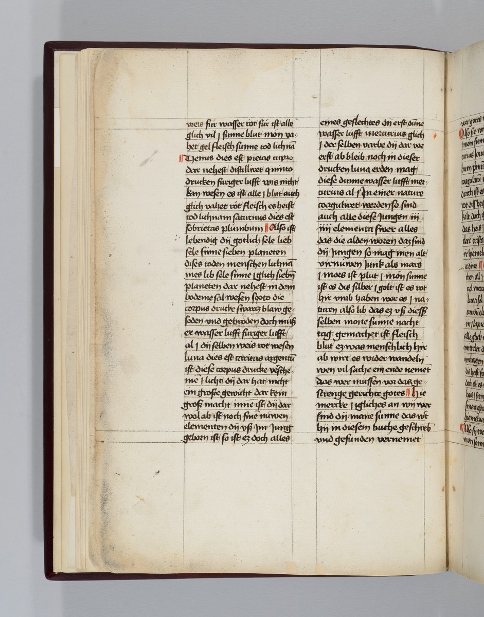 Buch der heiligen Dreifaltigkeit. Textseite