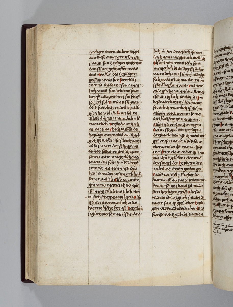 Buch der heiligen Dreifaltigkeit. Textseite