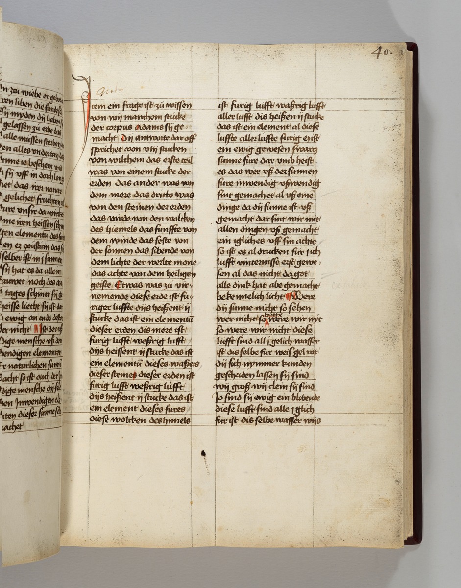 Buch der heiligen Dreifaltigkeit. Textseite