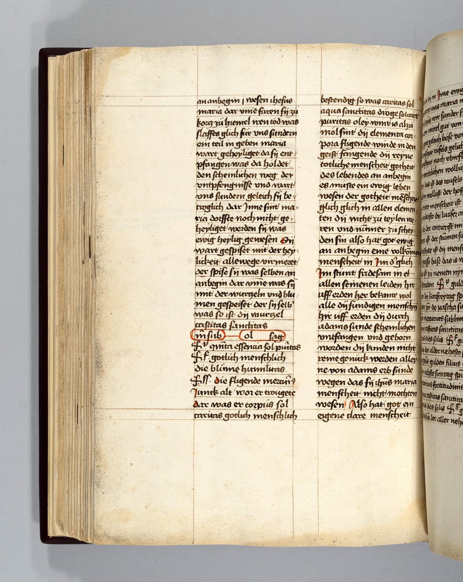 Buch der heiligen Dreifaltigkeit. Textseite