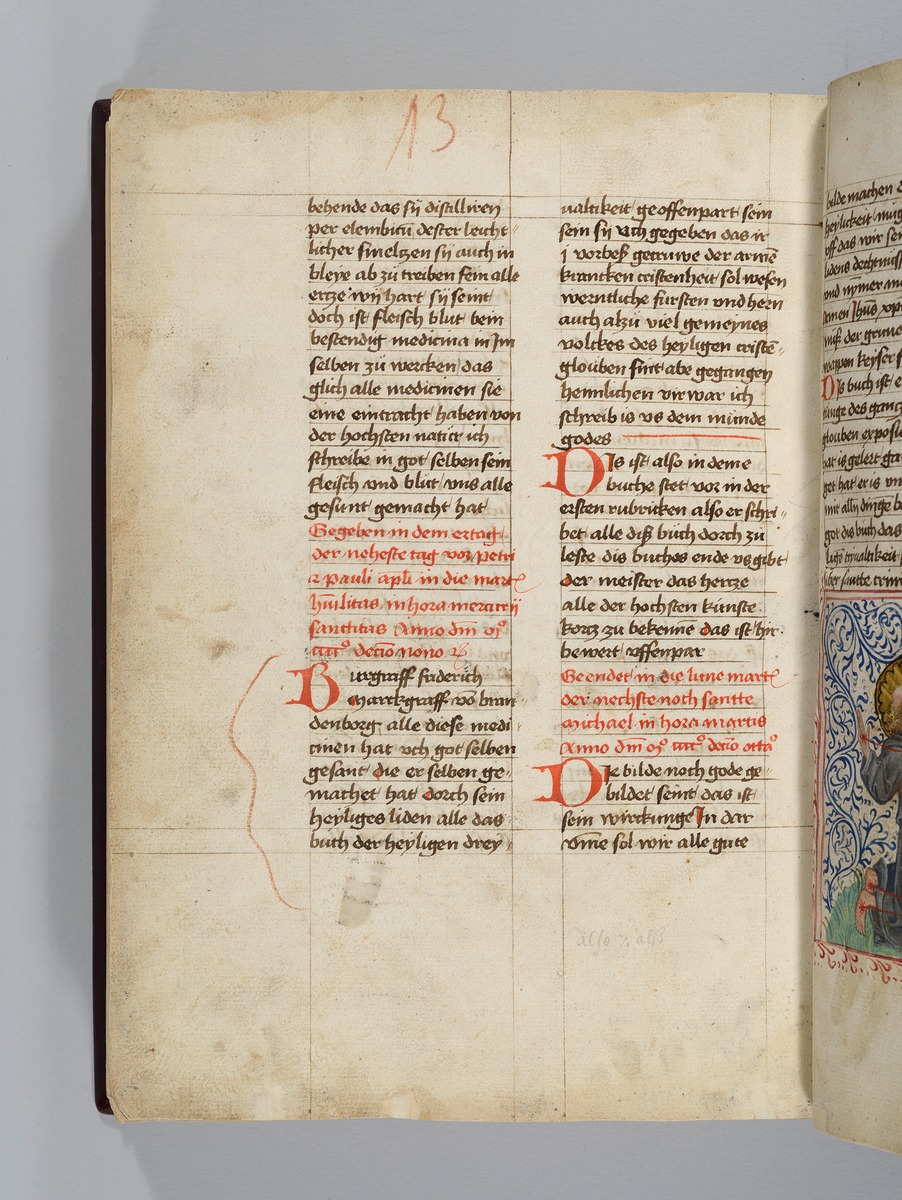 Buch der heiligen Dreifaltigkeit. Textseite