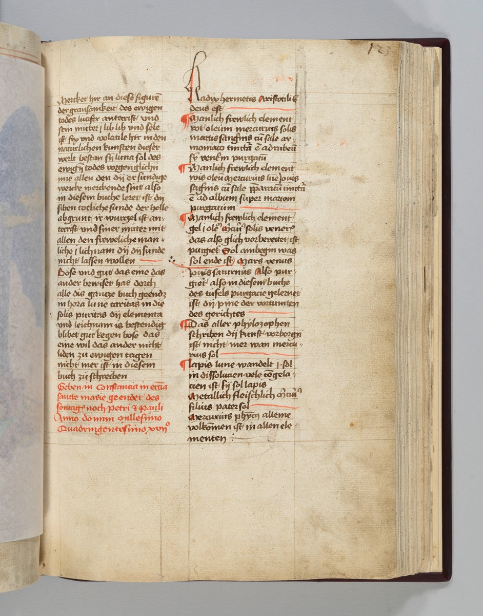 Buch der heiligen Dreifaltigkeit. Textseite