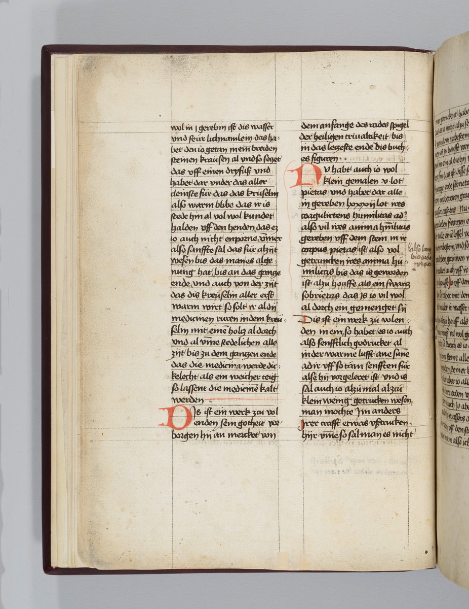 Buch der heiligen Dreifaltigkeit. Textseite