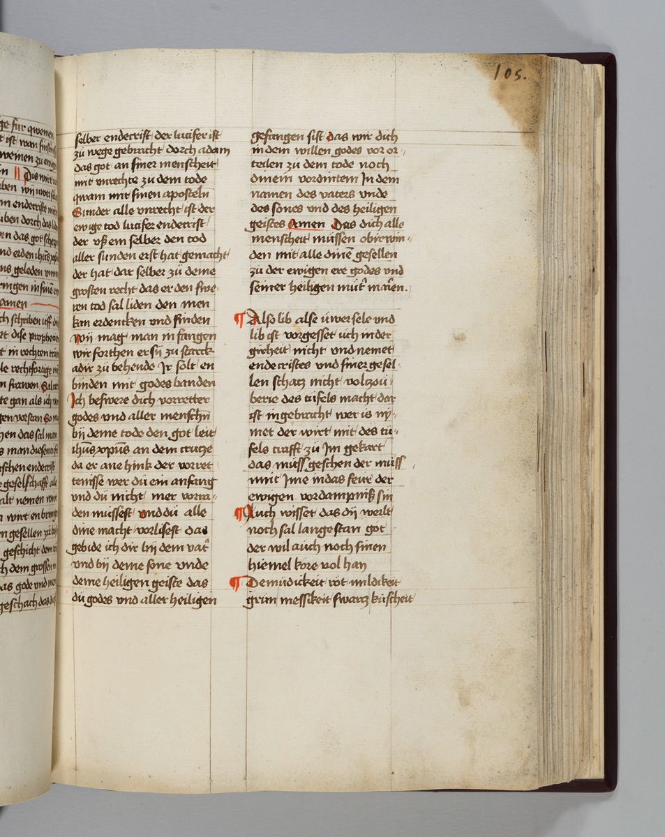 Buch der heiligen Dreifaltigkeit. Textseite