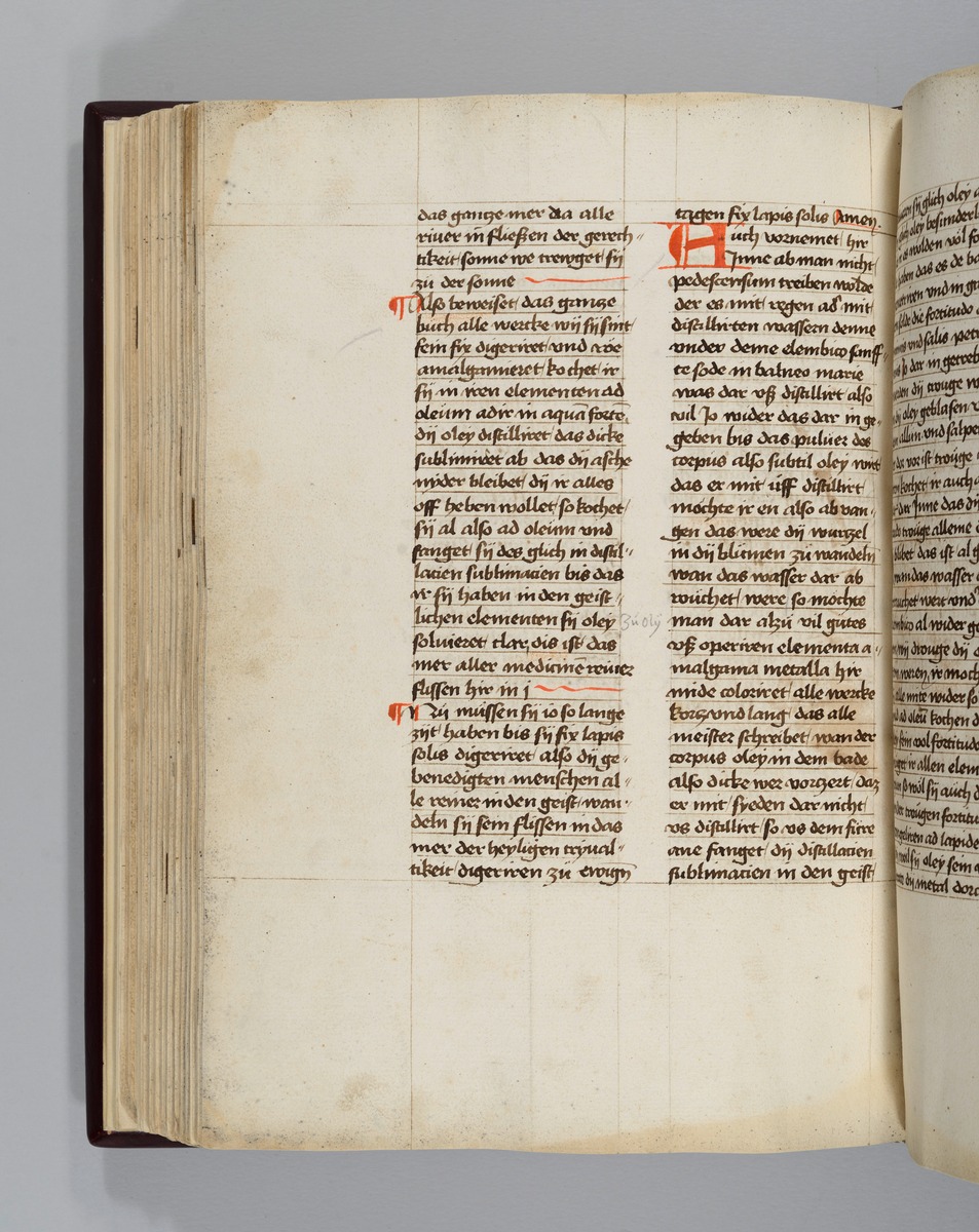 Buch der heiligen Dreifaltigkeit. Textseite