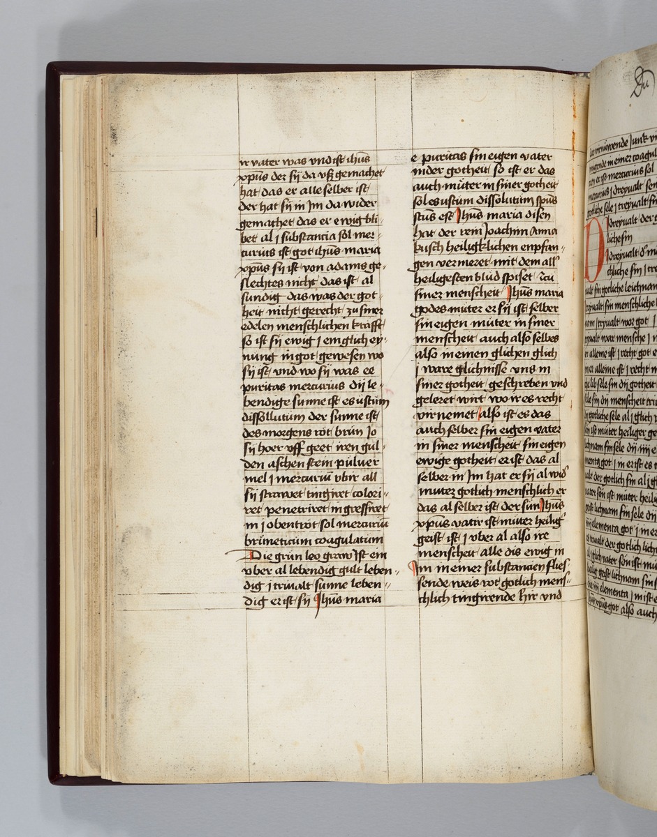 Buch der heiligen Dreifaltigkeit. Textseite