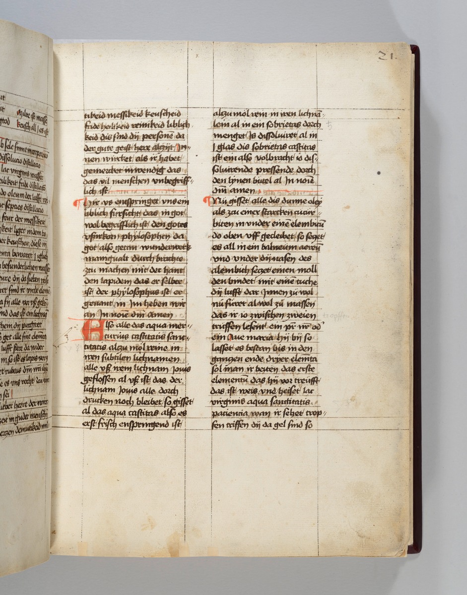 Buch der heiligen Dreifaltigkeit. Textseite