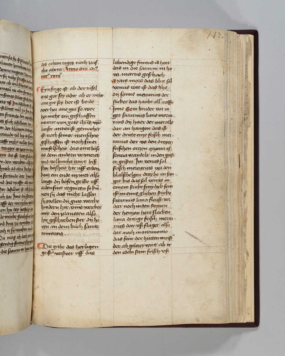 Buch der heiligen Dreifaltigkeit. Textseite