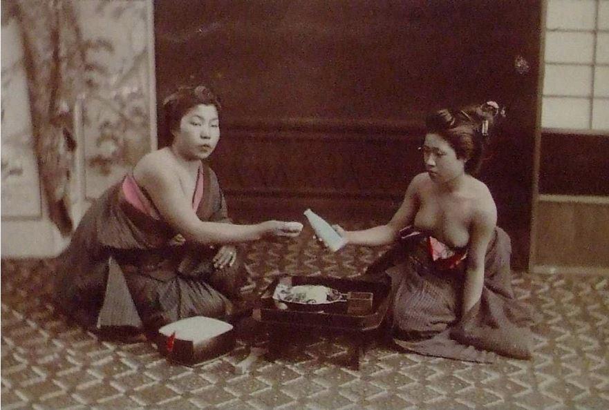 Geishas: Saketrinken