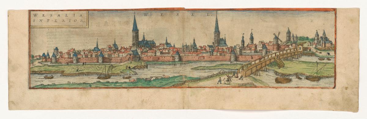 Ansicht der Stadt Wesel, Vesalia Inferior