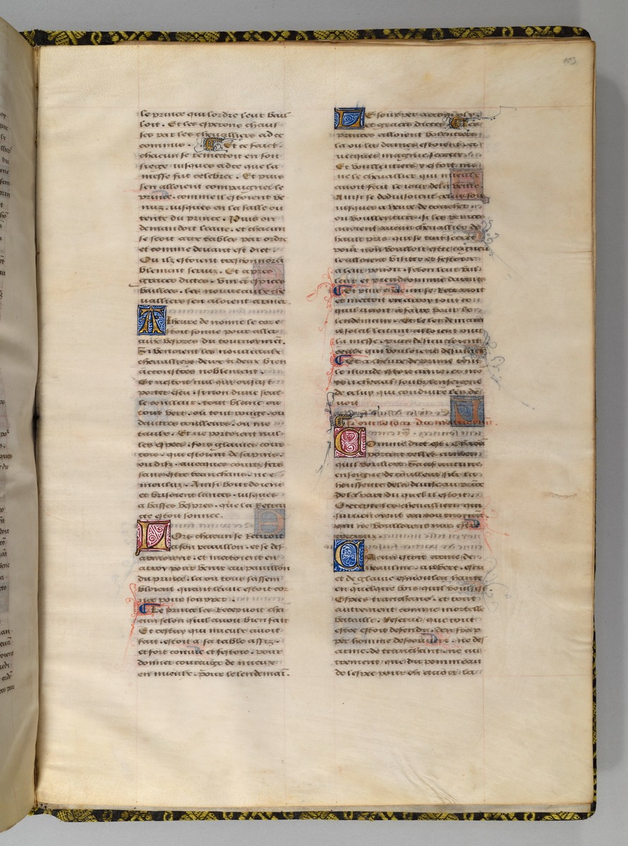 Seite aus Wappenbuch, Le blason d'armes de tous les Royaulmes et des chevaliers de la Table ronde