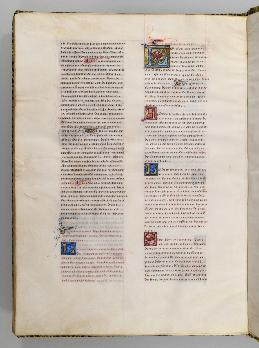 Seite aus Wappenbuch, Le blason d'armes de tous les Royaulmes et des chevaliers de la Table ronde