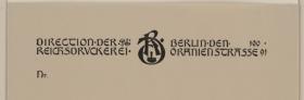 Direktion der Reichsdruckerei Berlin