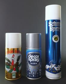 Schnee-Spray. Decor-Spray.