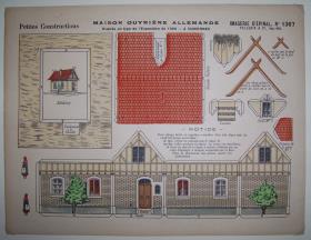 Petites Constructions. Maison ouvrière allemande.