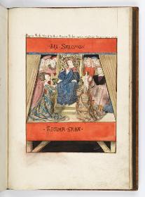 Einzug der Johanna von Kastilien in Brüssel am 9. Dezember 1496: Lebende Bilder: Salomo und die Königin von Saba
