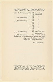 Probedruck zu John Ruskin, Die sieben Leuchter der Baukunst