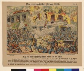 Der europäische Krieg. 1914. Nr. 8. –Sieg der österreichisch-ungarischen Armee an der Drina.