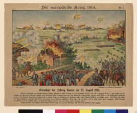 Der europäische Krieg. 1914. Nr. 7. –Einnahme der Festung Namur am 25. August 1914.