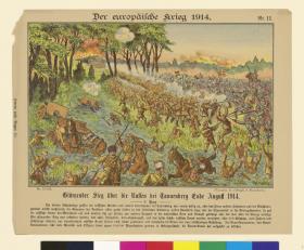 Der europäische Krieg. 1914. Nr. 11. - Glänzender Sieg über die Russen bei Tannenberg Ende August 1914. - 3.  Tag