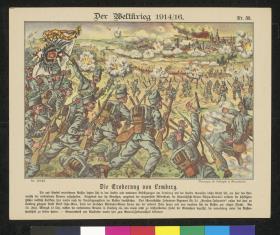 Der Weltkrieg 1914/1916. Nr. 30. Die Eroberung von Lemberg.