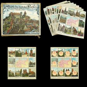 Städte des Deutschen Reiches/ Ein Geographisches Lottospiel mit Bildern von Emil Heinsdorff/ Große Ausgabe