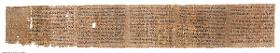Hieratischer Papyrus mit Auszügen aus einem medizinischen Handbuch