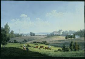 Boitzenburg (Uckermark). Ansicht von Boitzenburg aus der Entfernung