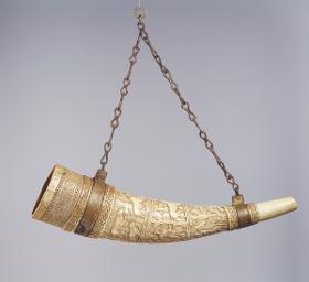 Hifthorn aus Elfenbein (Olifant)