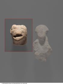 Fragment einer Affenfigur