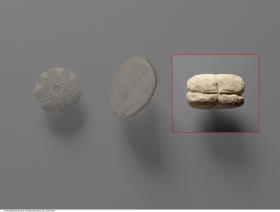 Webgewicht, umlaufend eingekerbt
