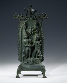 Die Hochzeit des Gottes Shiva mit Parvati